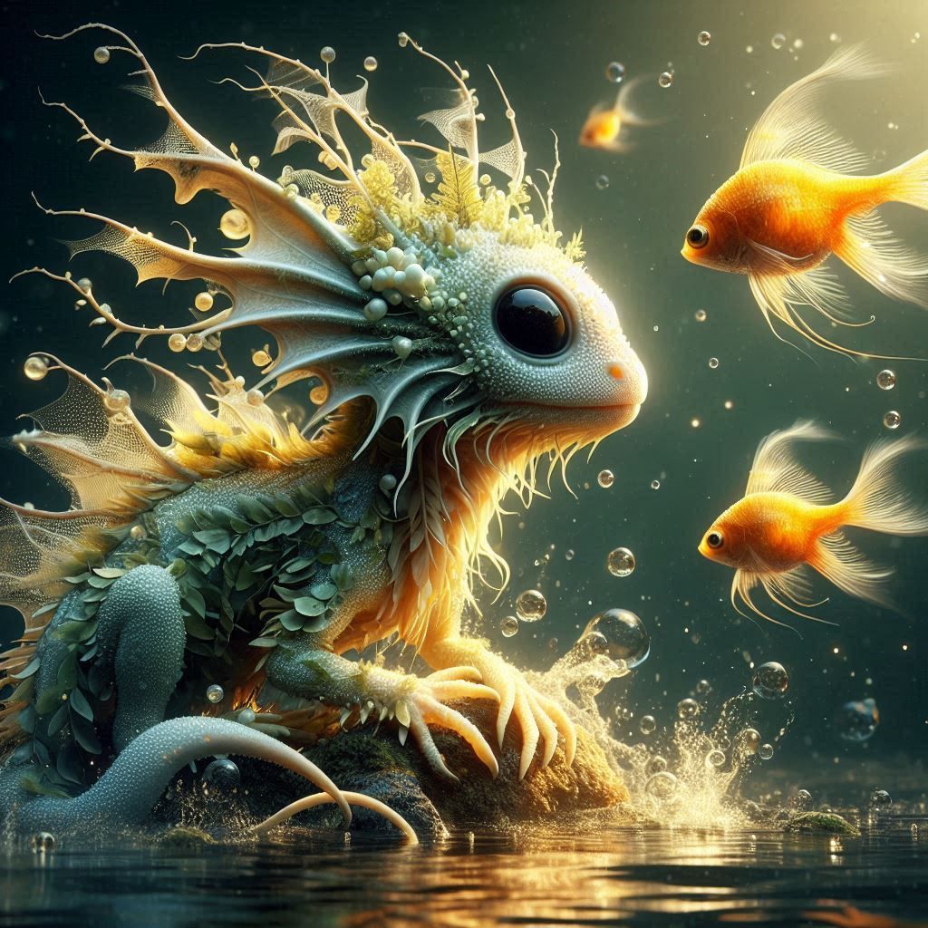 Young Sea Dragon  by @Lilith