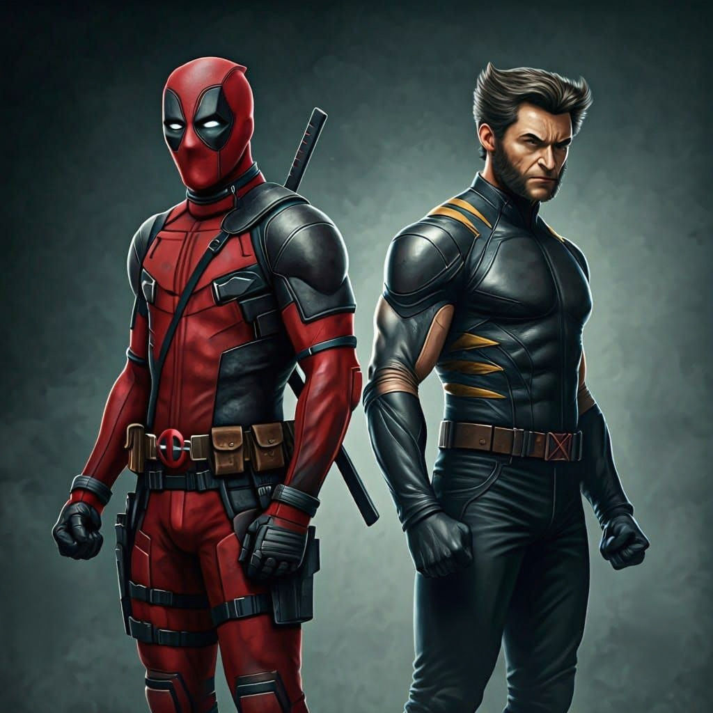Deadpool and Wolverine: A Study in Contrasts