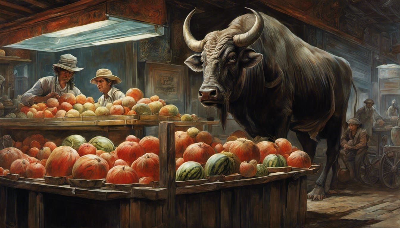 WATERBUFFALO SELLING WATERMELONS 5
