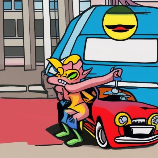 I bought a taxi with a demon