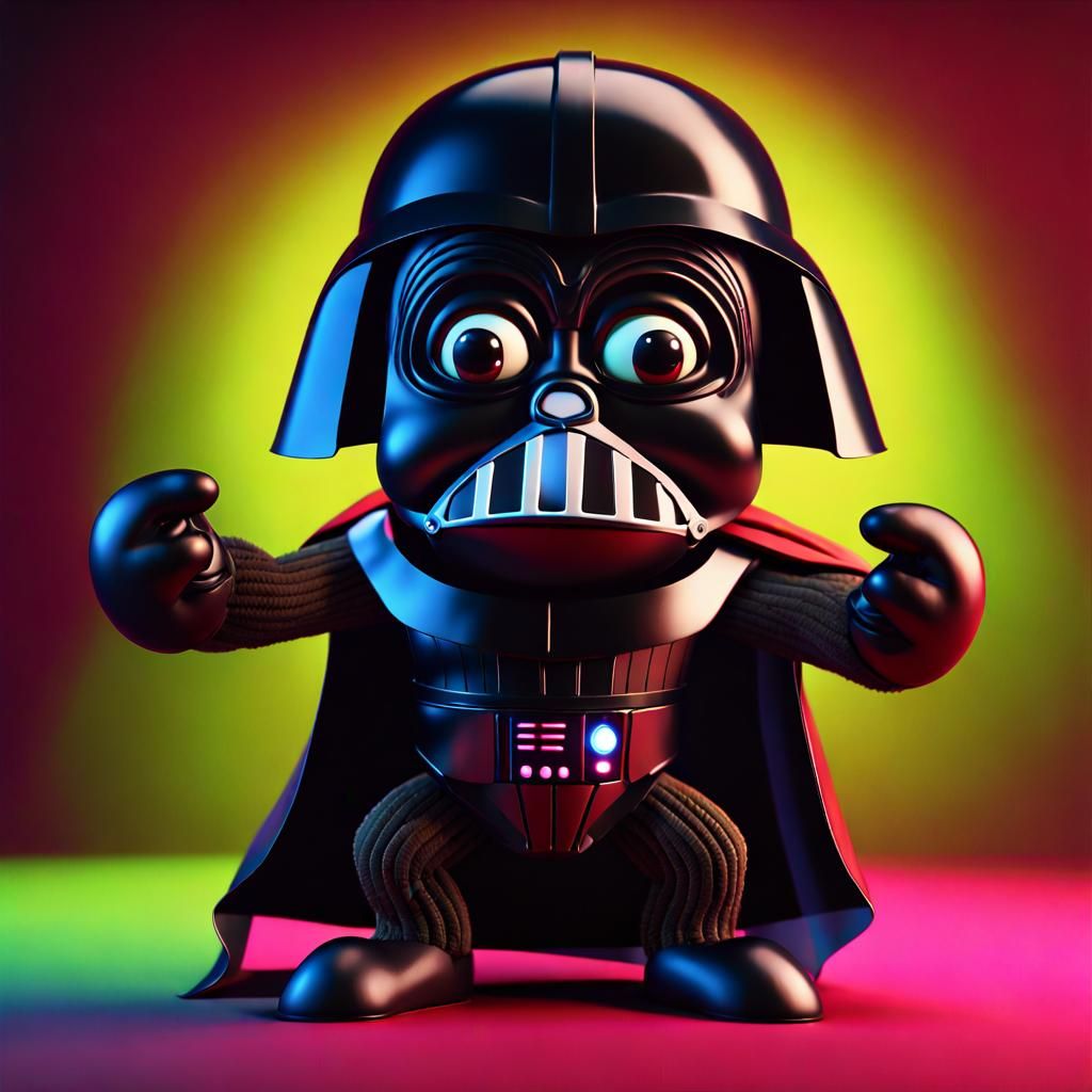 Darth Vader Shrek CHEBURASHKA - AI Generated Artwork - NightCafe Creator