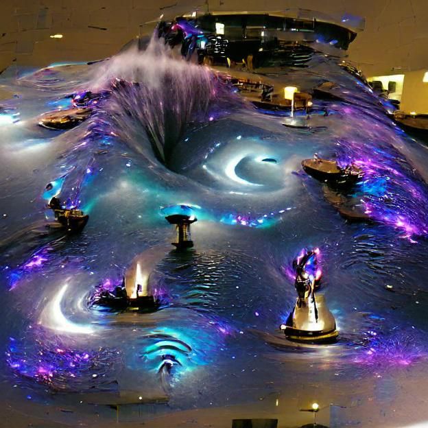 Galaxy fountain