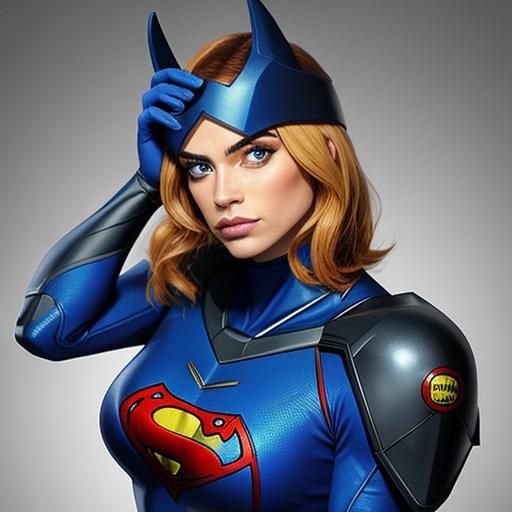 Simple Superhero Image Generated by AI