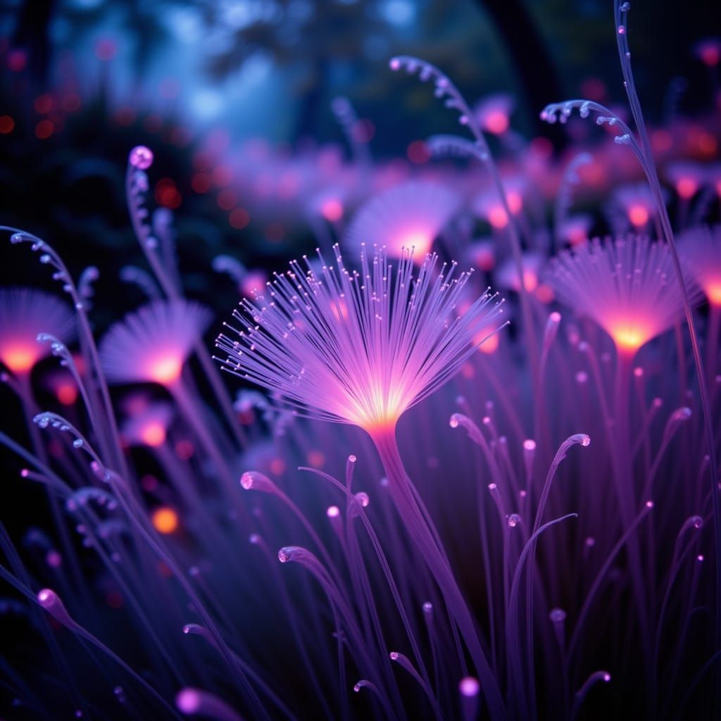 Fiber Optic Flowers