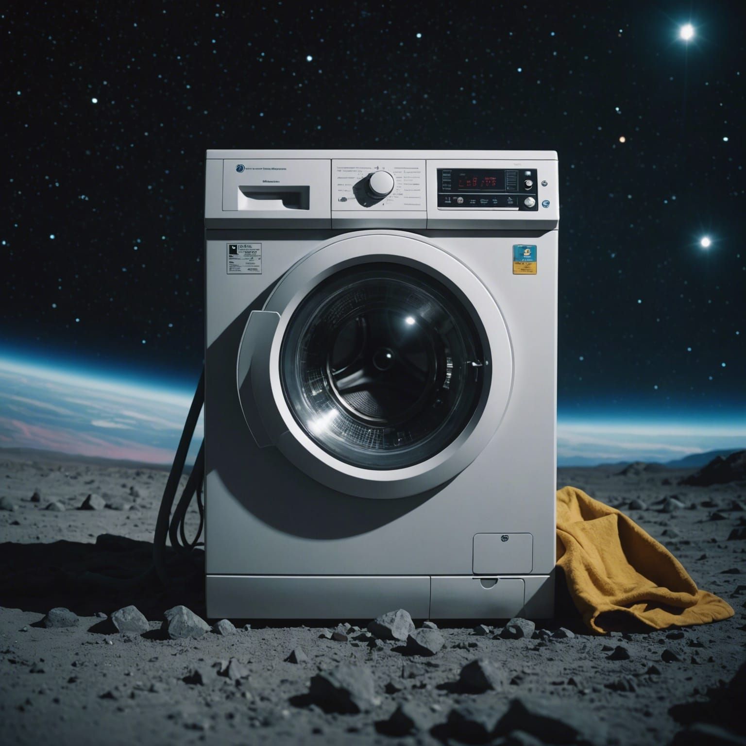washing machine_in_space AI Generated Artwork NightCafe Creator