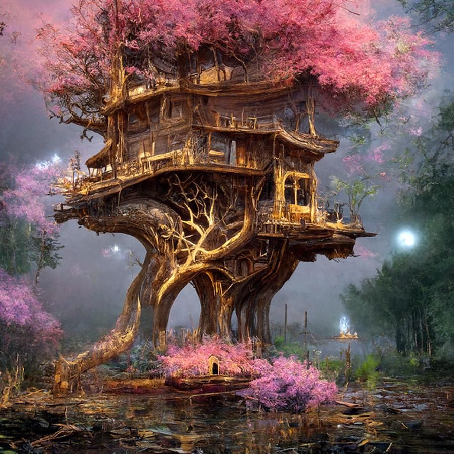 Cherry Blossom Tree House undefined