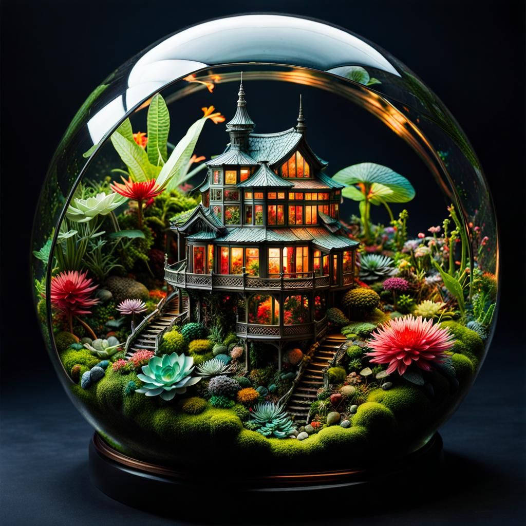 “Awarded Intricate Mandala Terrarium”. A breathtaking masterpiece fantasycore artwork by Android Jones, ...  by @Jokavld