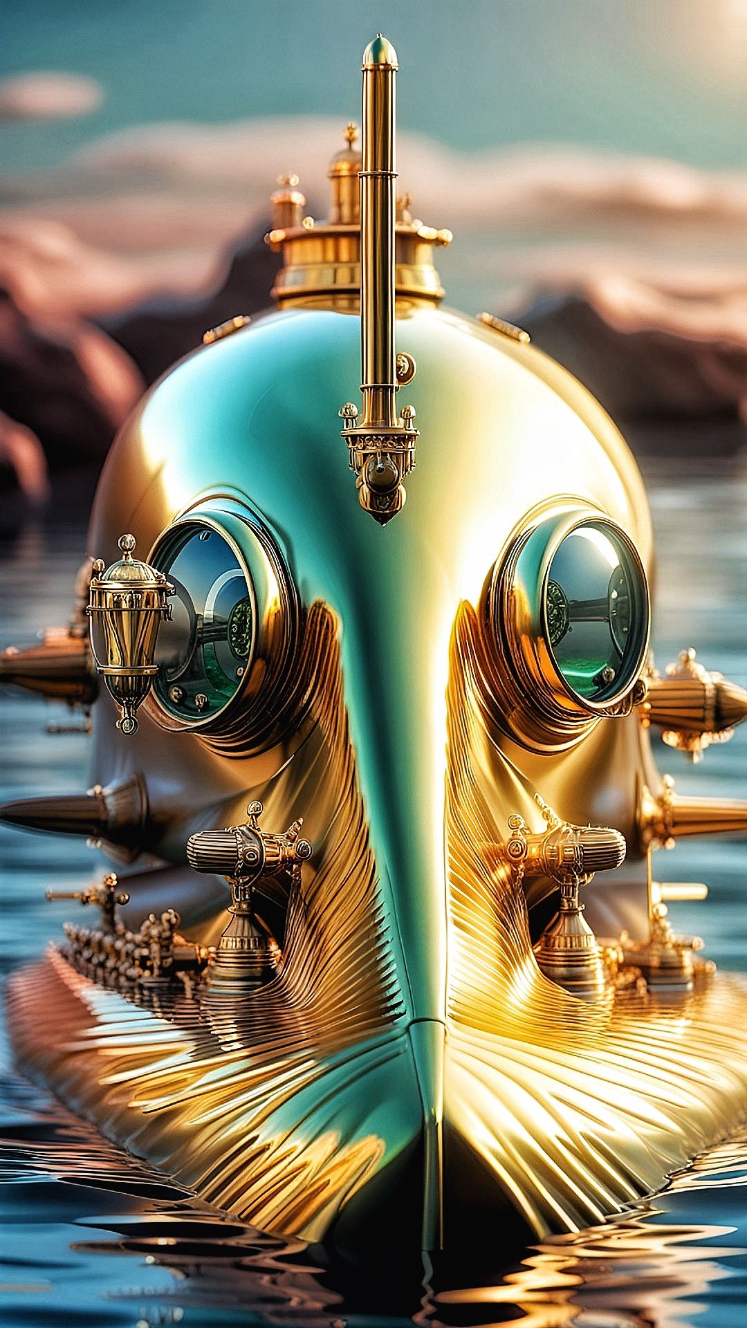 SteamPunk Submarine Underway
