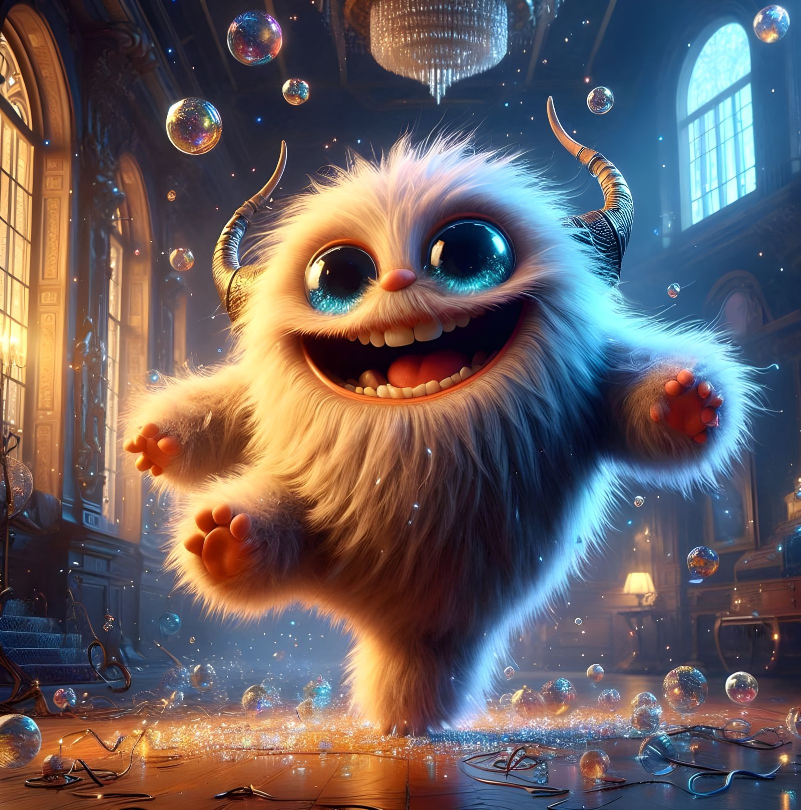 Happy Fuzzy Cutie