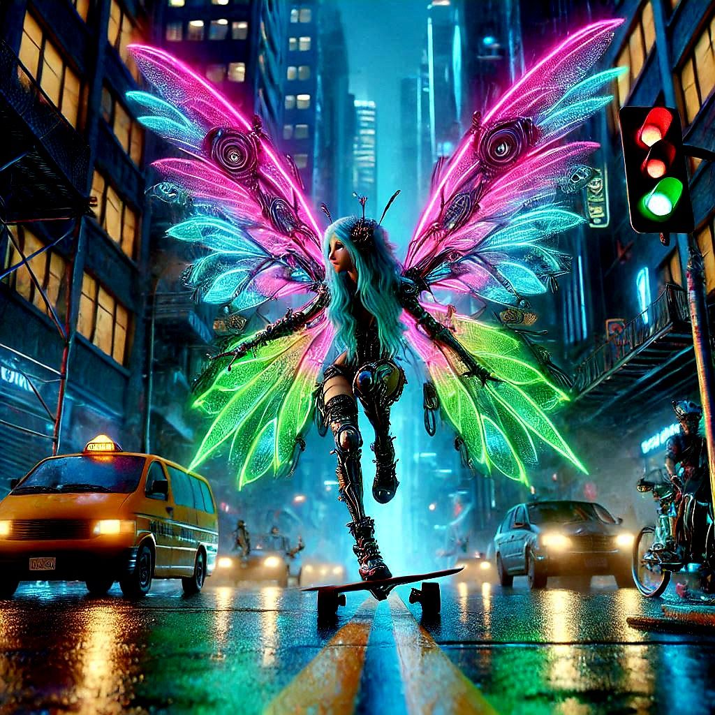 Techno-punk fairy