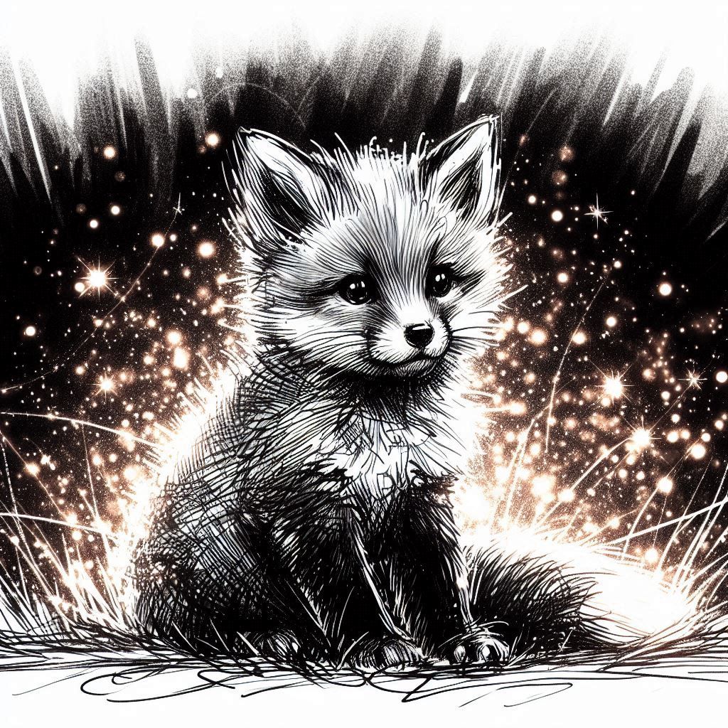 Rough sketch at night