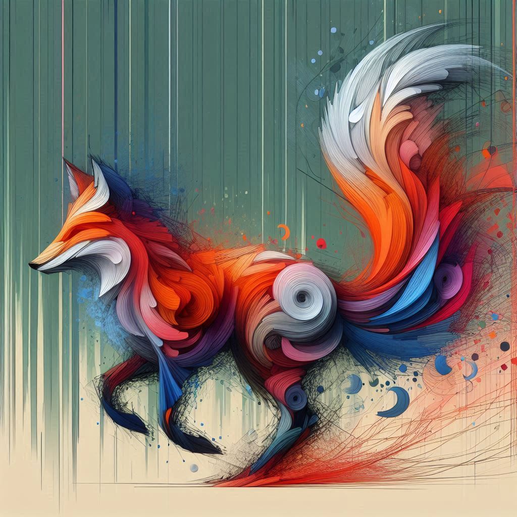 Abstract fox