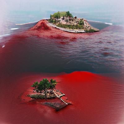 Abandoned island of blood