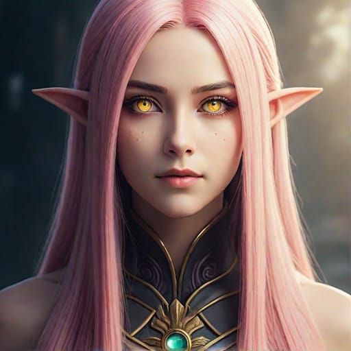 Hyper-realistic horror composite photo. Closeup portrait. A grotesque, eldritch monstrosity creature tall corrupted house elf resembling dob...