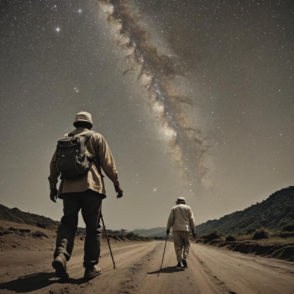 Walking amung the stars