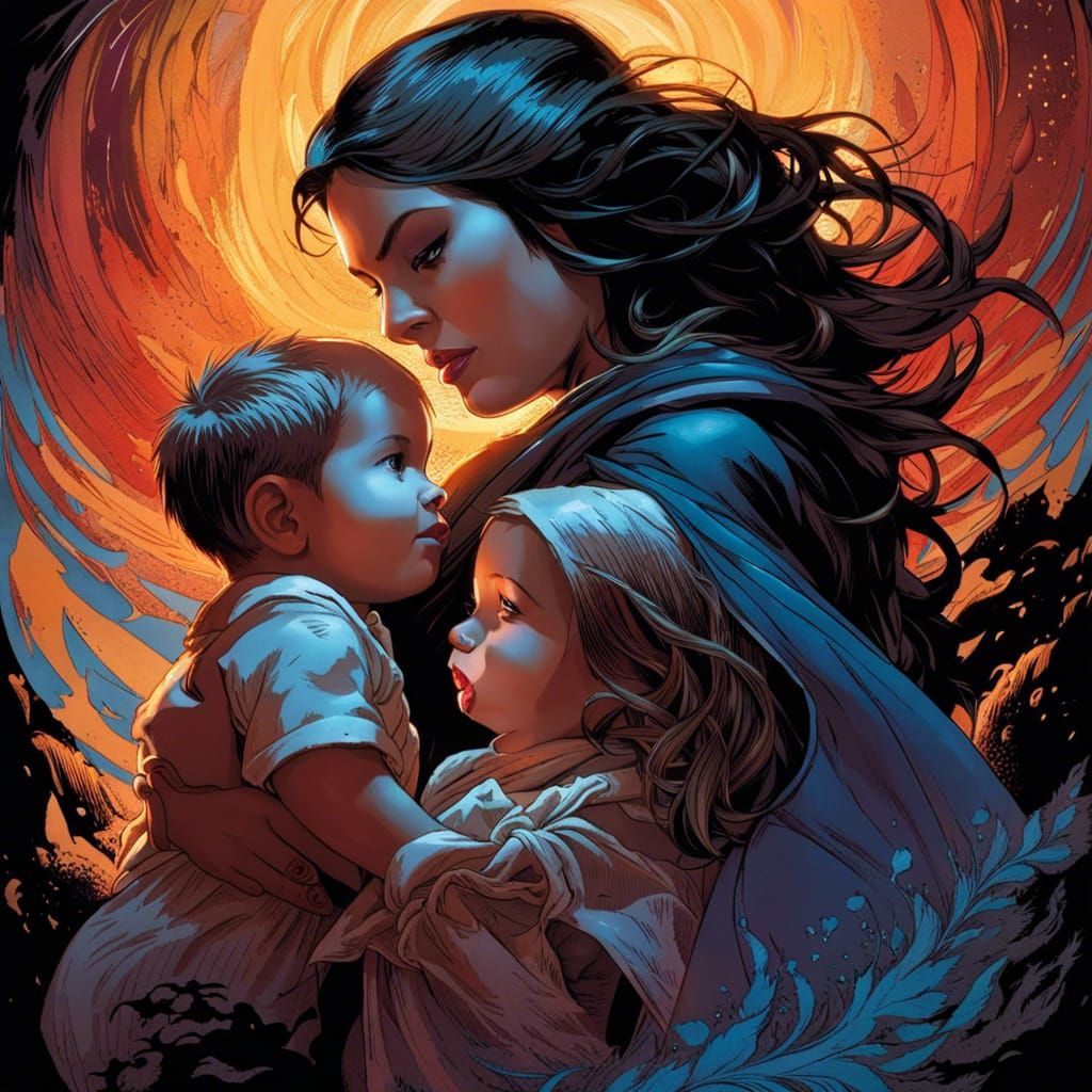 All mothers have superpowers  by @Antiparticle