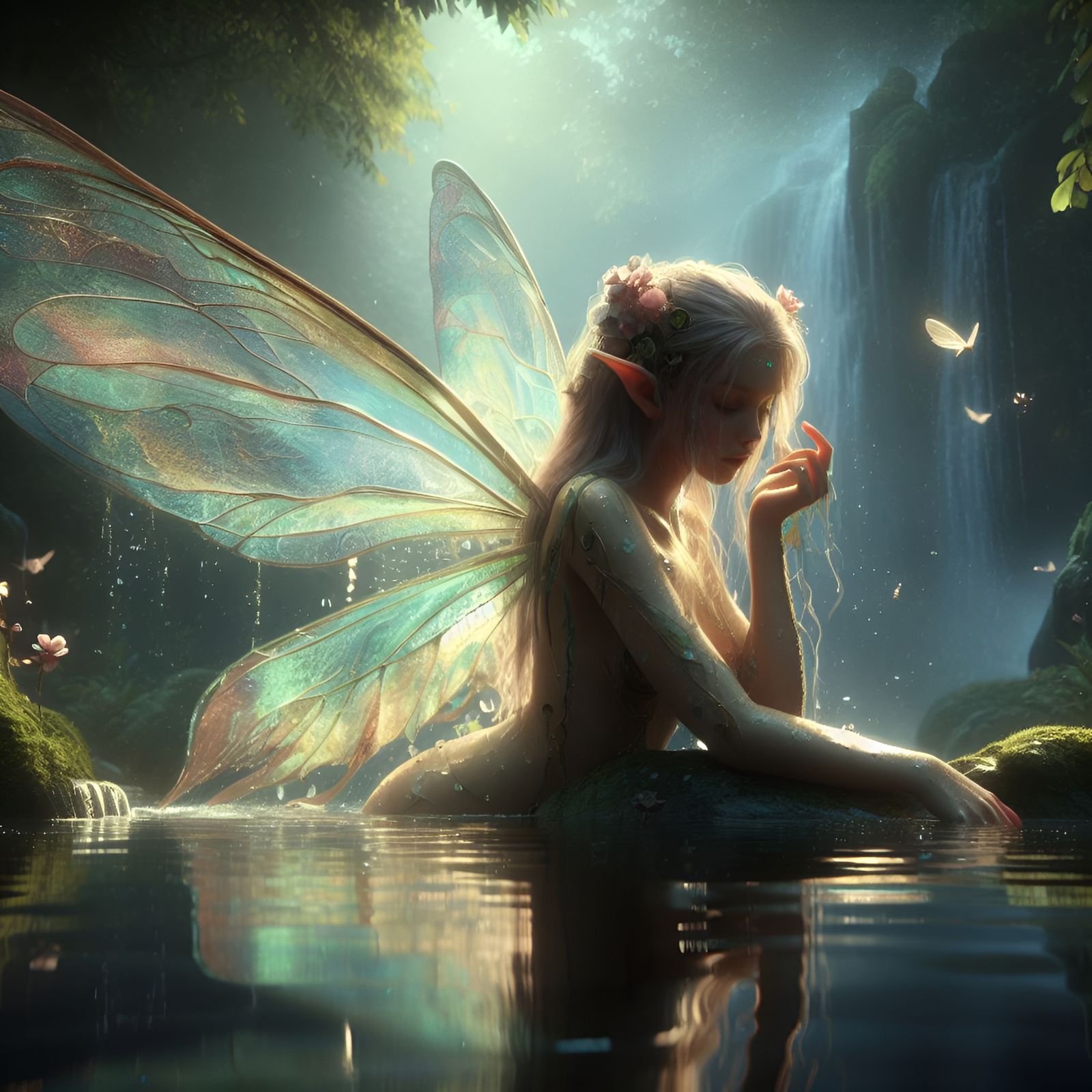 Fairy ponding washing