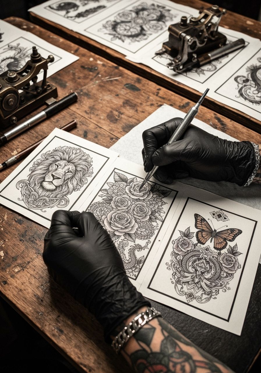 The Tattoo Artist and his new Tattoo Sheets  by @Tatti