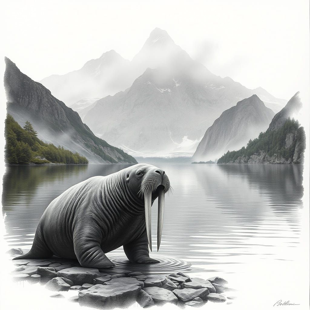 Thawing Fjord  by @Mason