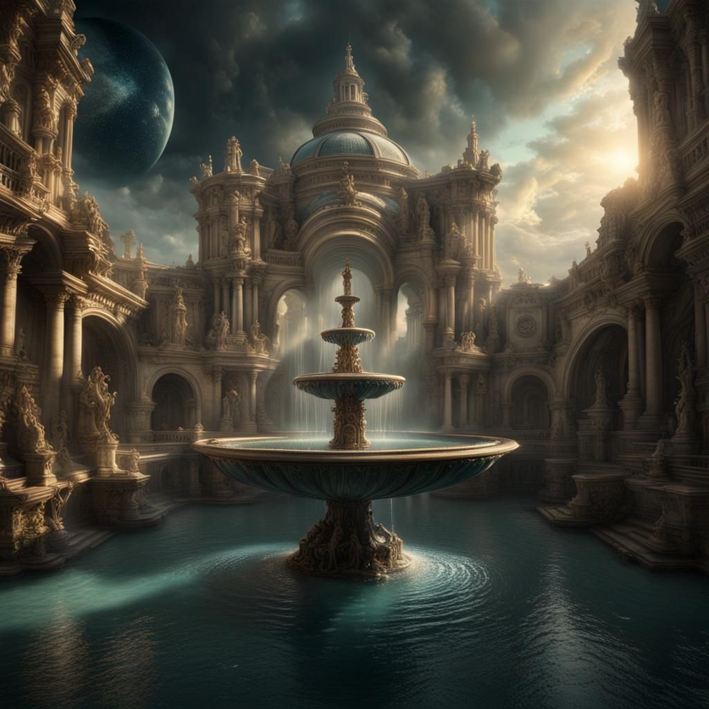 The Fountain in space