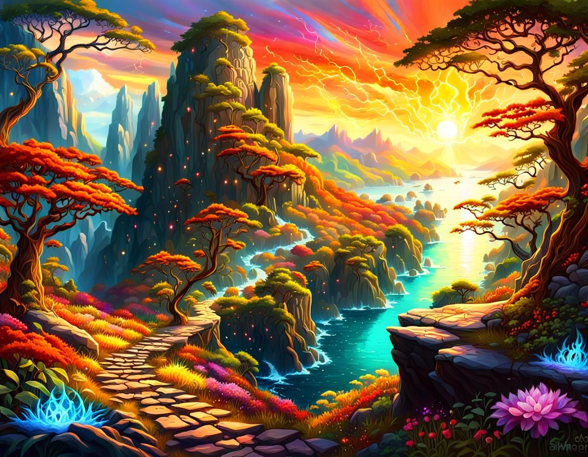 Magic Landscape  by @FrancesFantasy