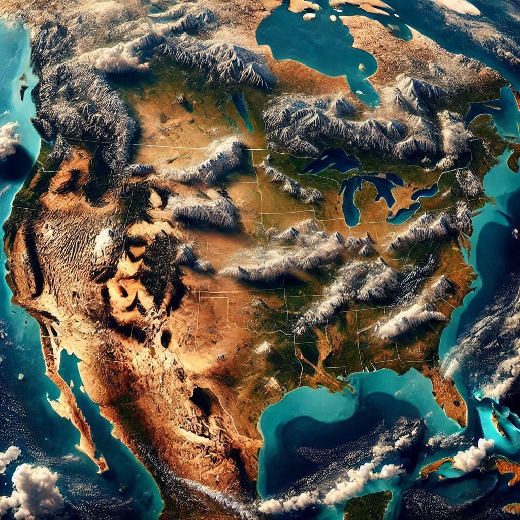 United States Satellite View