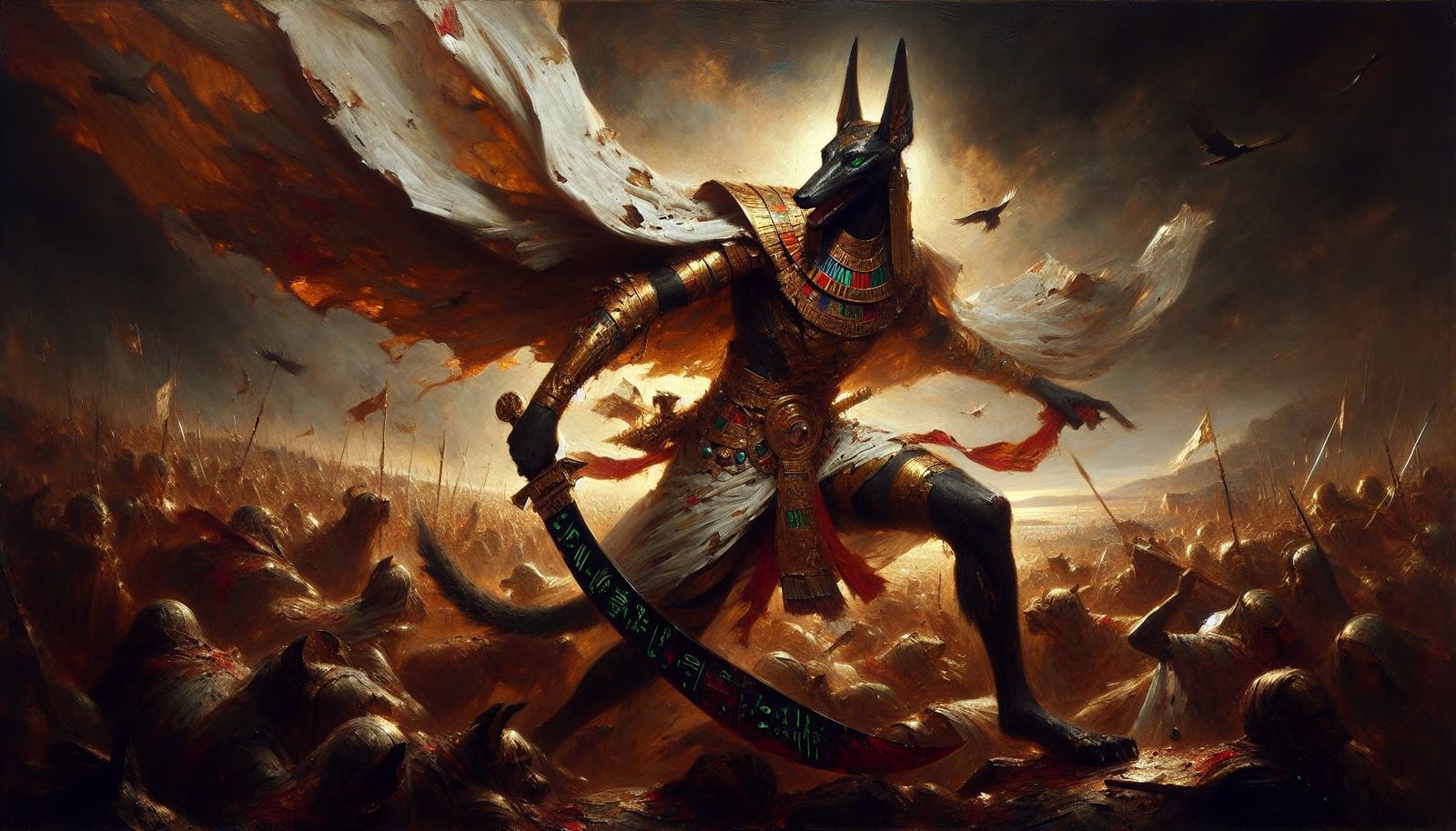 Anubis - God of Death - Scourge of the battlefield  by @BM