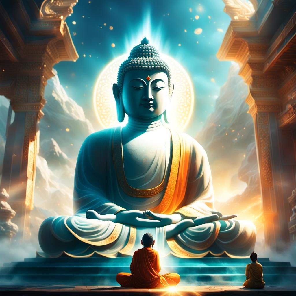 Zen Fantasy: Bowing to the White Buddha