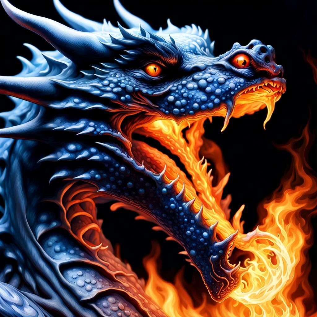 Majestic Dragon III  by @VaniTee