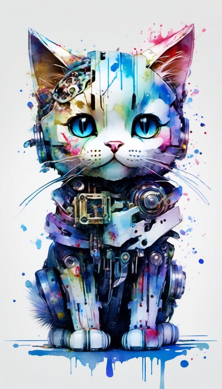 Robotic Cat   by @Jimmycostnothin