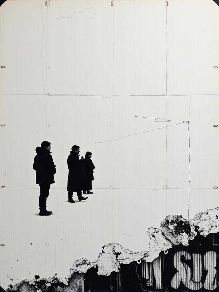 Abstract Collage Inspired by Dada Art