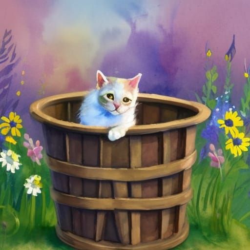 Wildflower cat