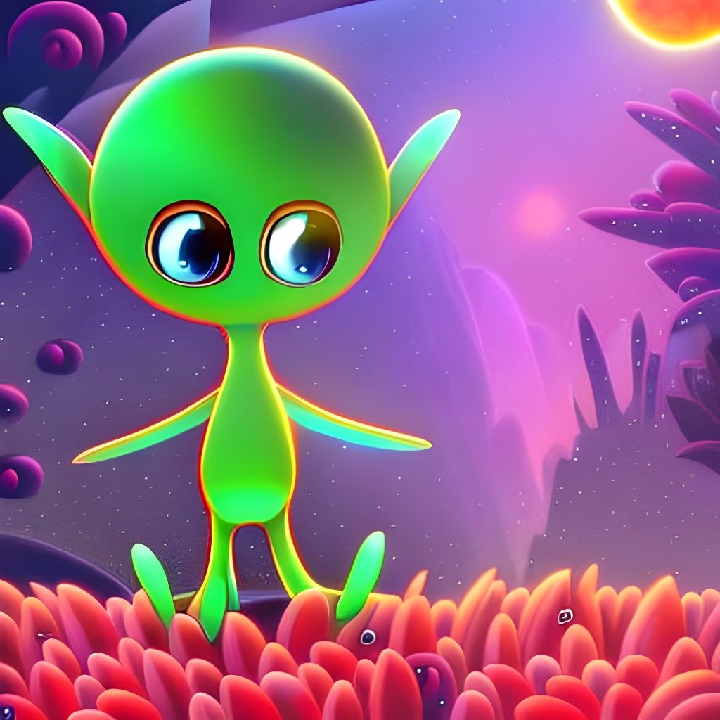 Cute little alien