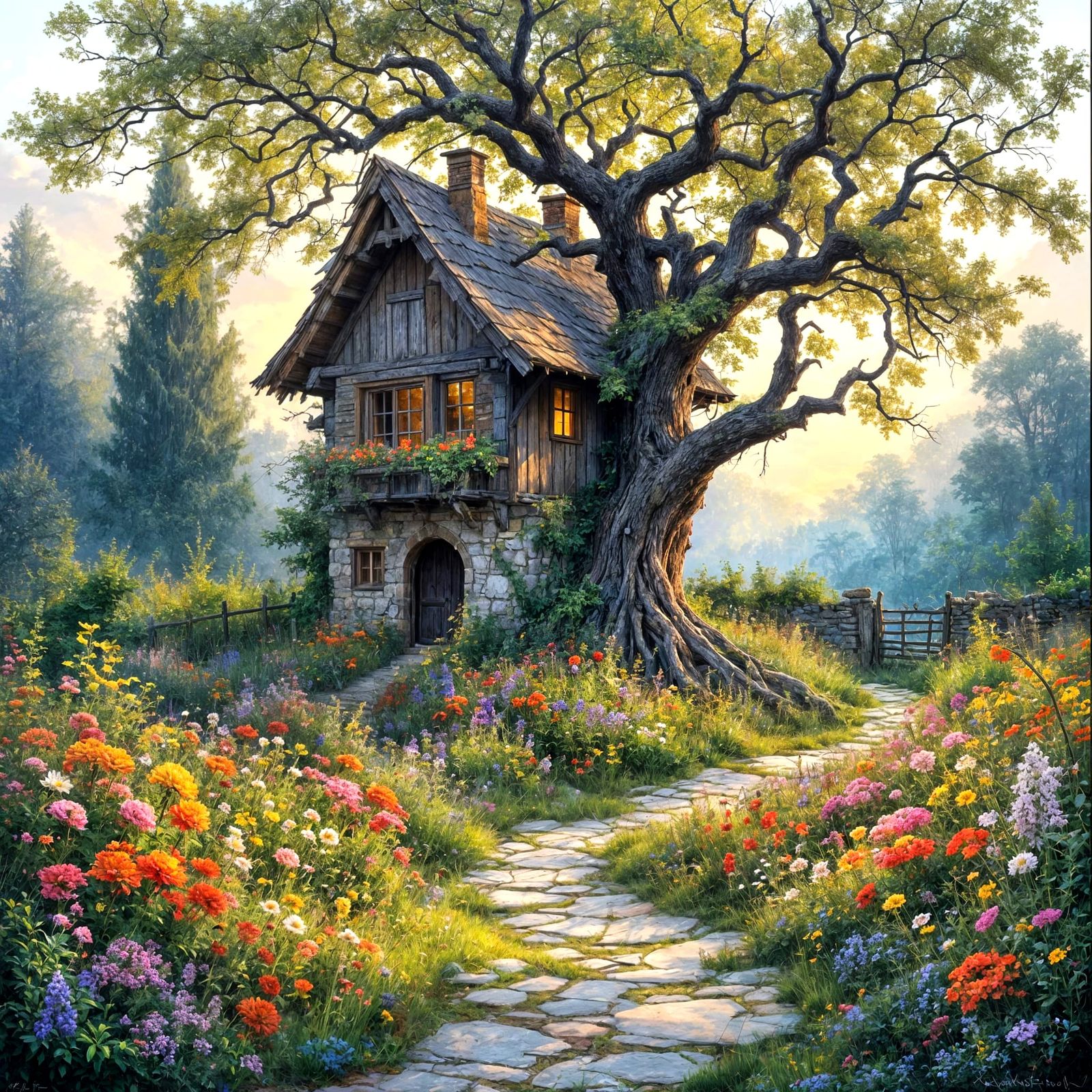 Our Tree House  by @Sherkhal