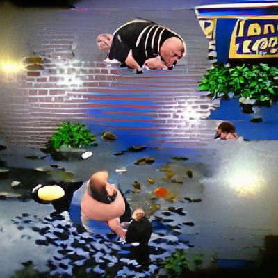 king kong bundy has a meltdown at lenny and joes fish tale
