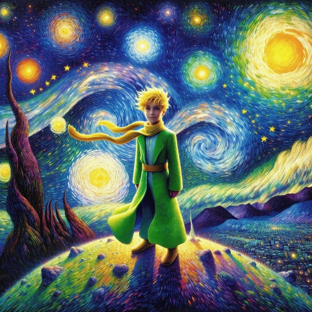 Little Prince x Starry Night  by @Vusa