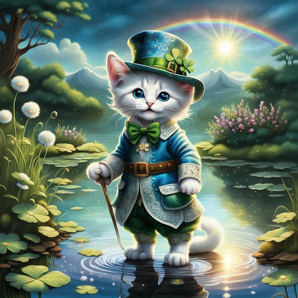 Lucky Leprechaun Kitten 😸