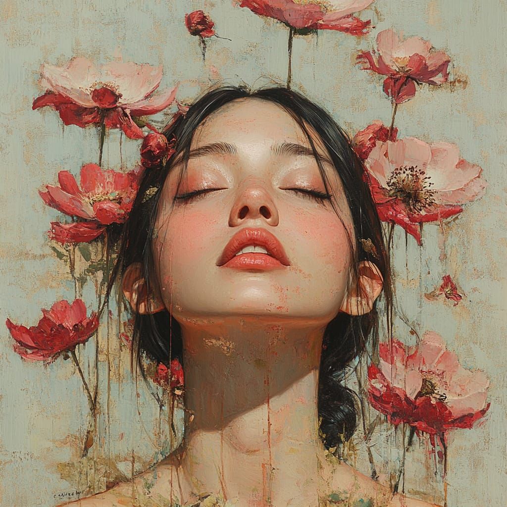 Red poppies