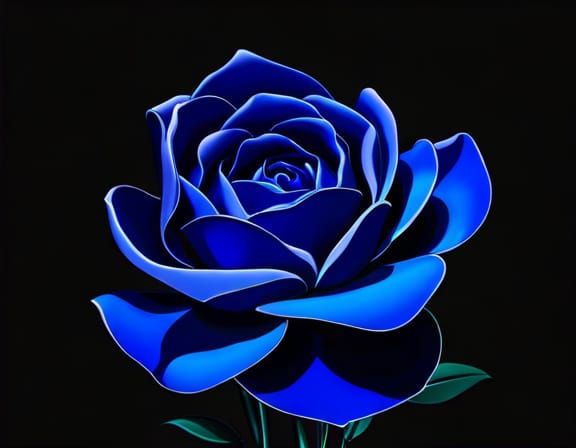 Blue flower