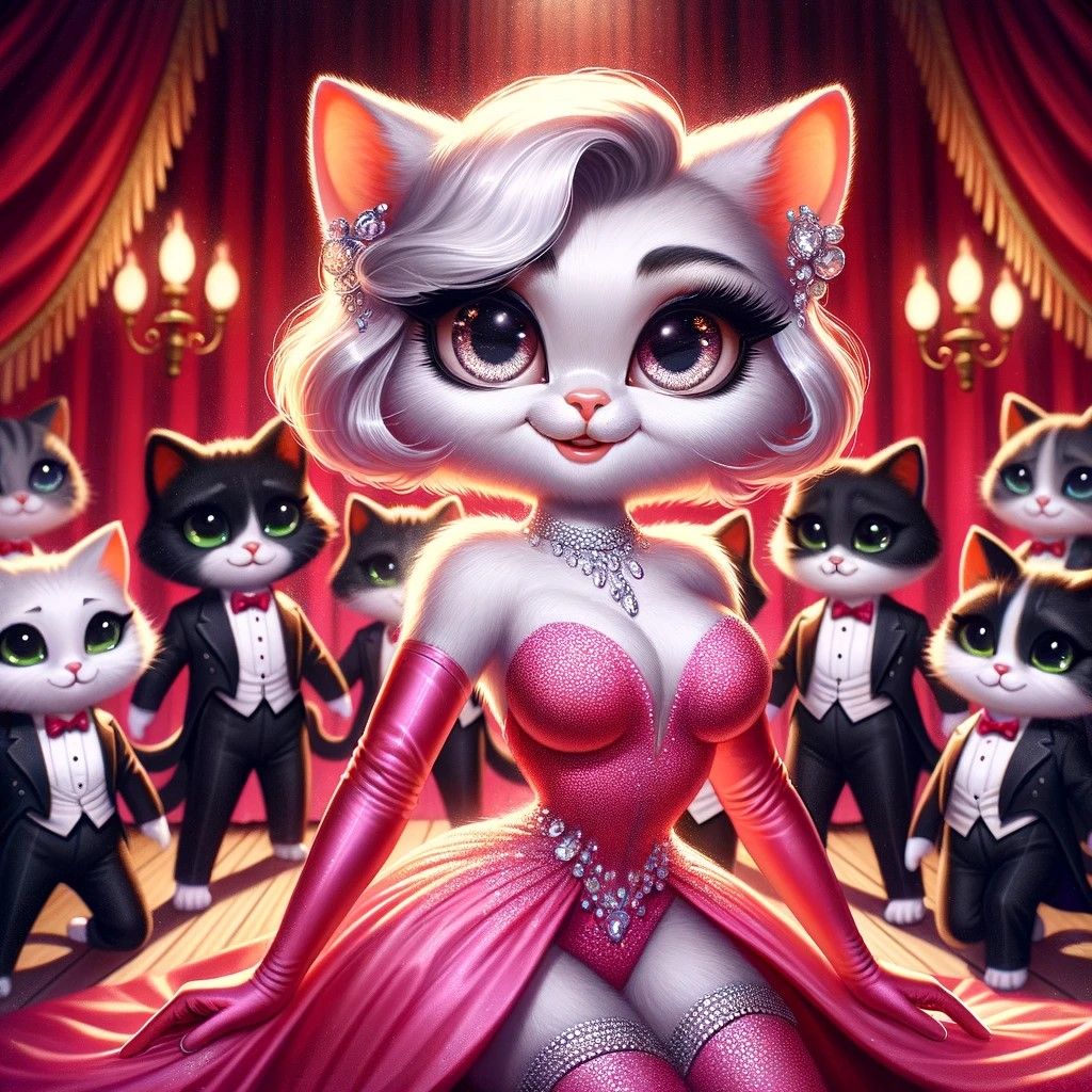 Even cats prefer blondes.  ;-(