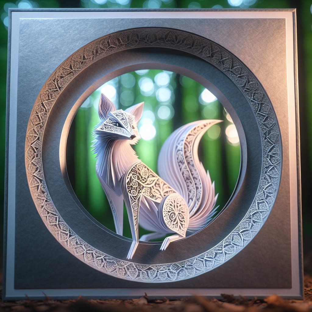 Kirigami Fox in a Box