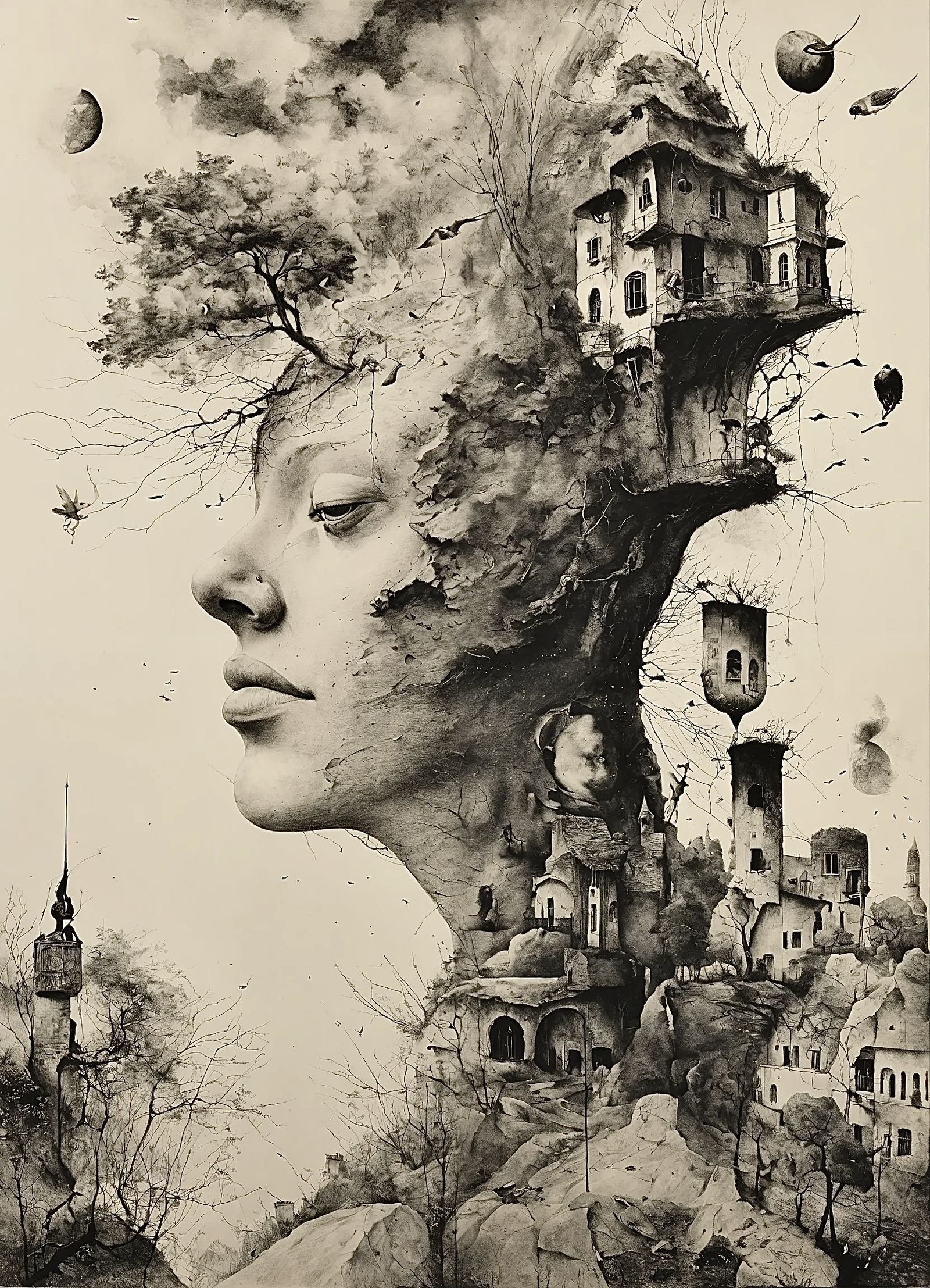 Portrait by Jean Daprai