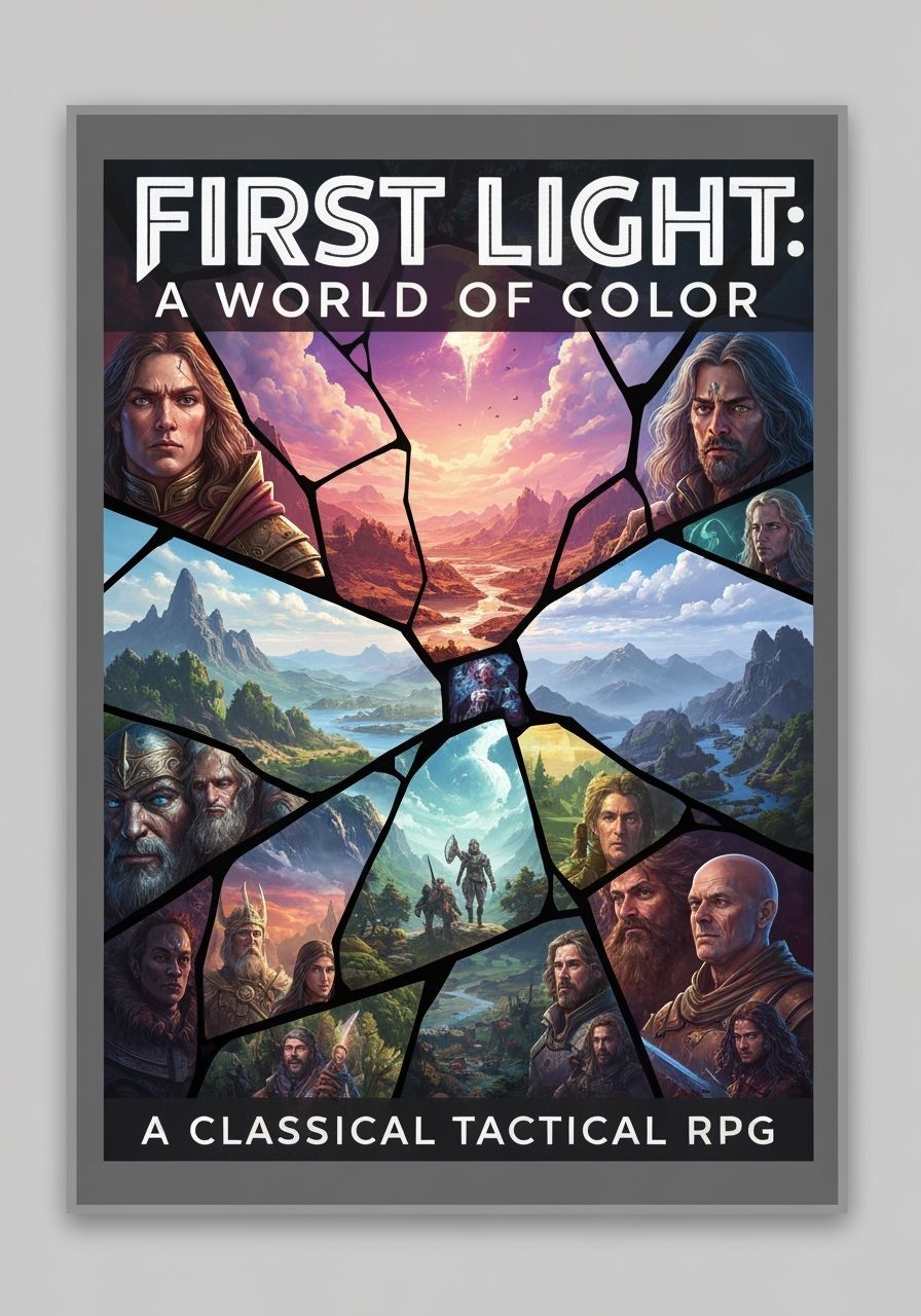 A grand scale TTRPG-inspired party-based CRPG. Set in a homebrew setting.  by @NR