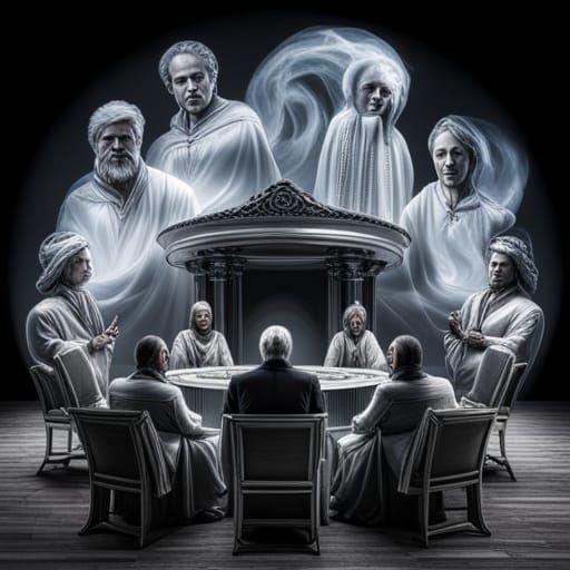 Gathering of the ghosts.  by @Bai