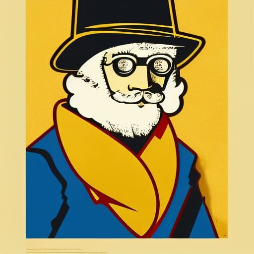 Art Deco Quaker Oats Man