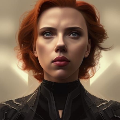  Scarlett Johansson black widow   by @Zero Concern
