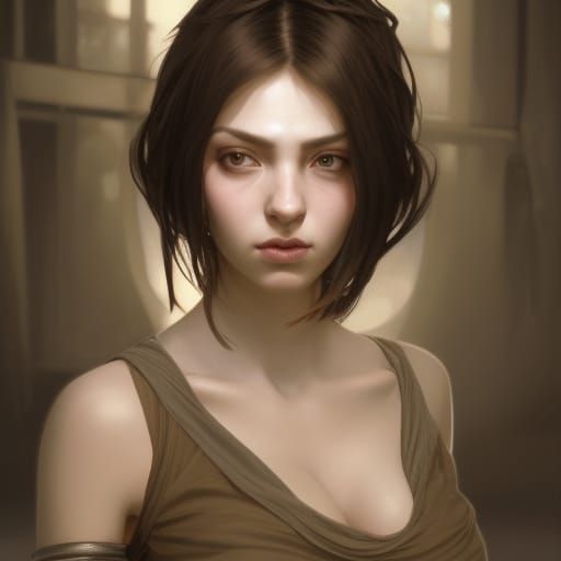Gothic E-Girl Portrait in Unreal Engine 5