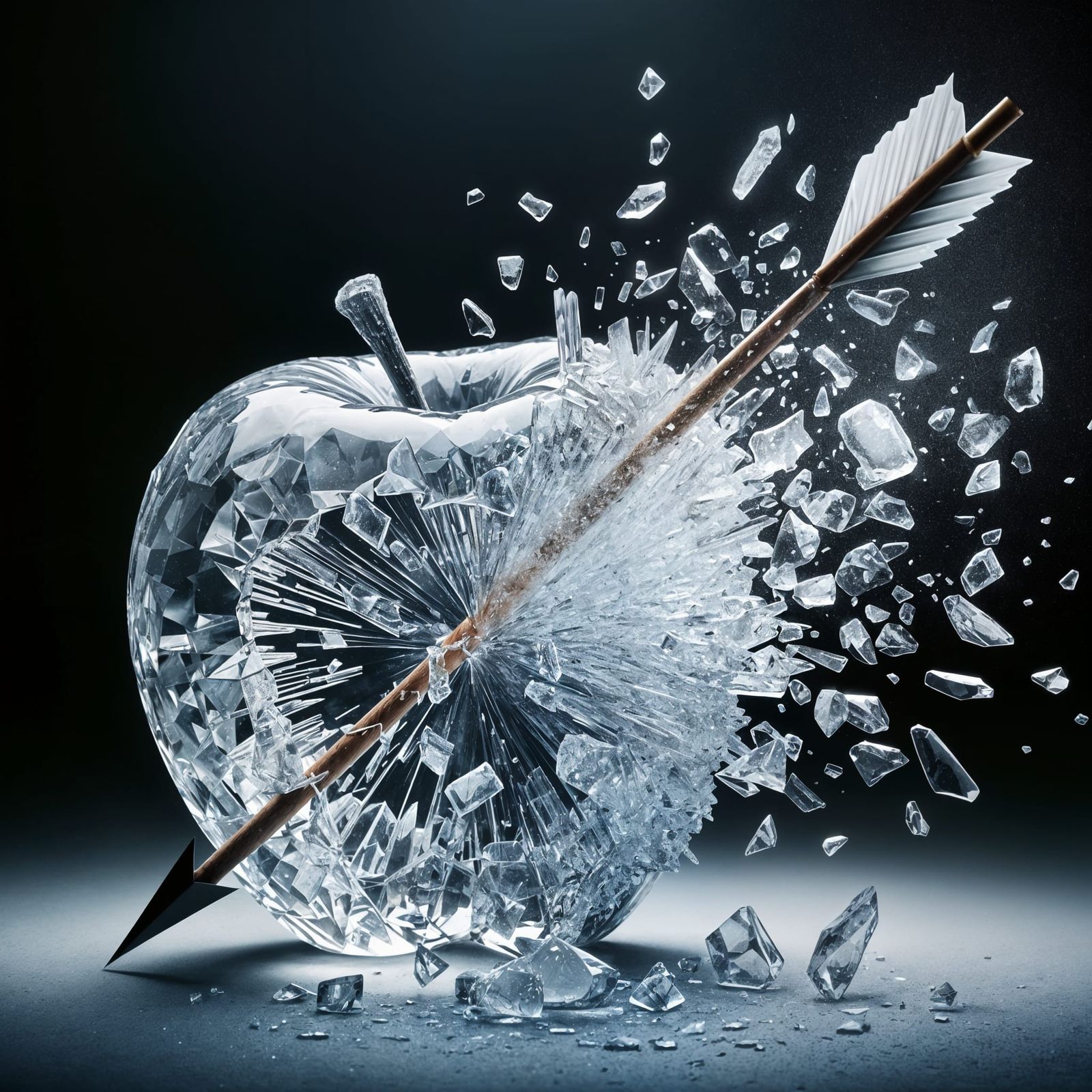 Shattered Apple  by @Cheshyr Pontchartrain