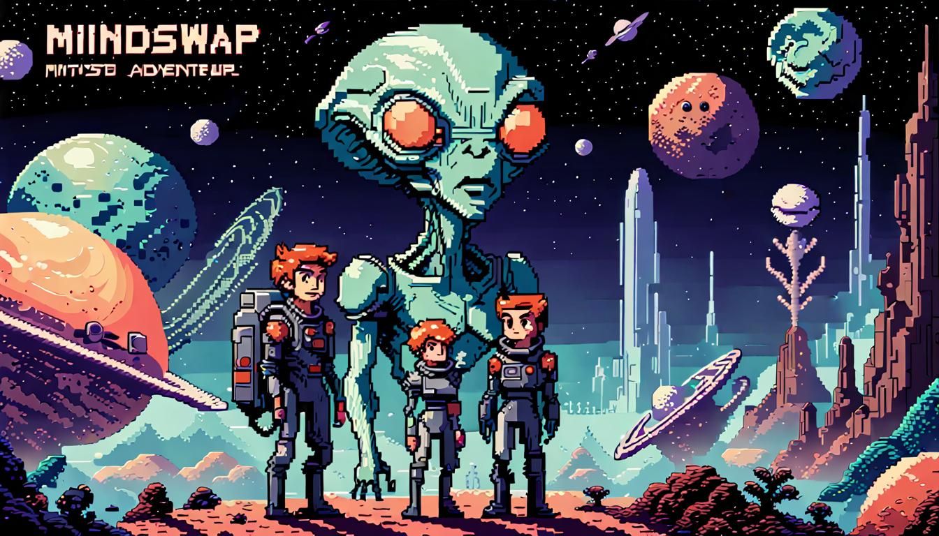 Videogame "Mindswap" based on Robert Sheckley's stories  by @Romanova Oksana