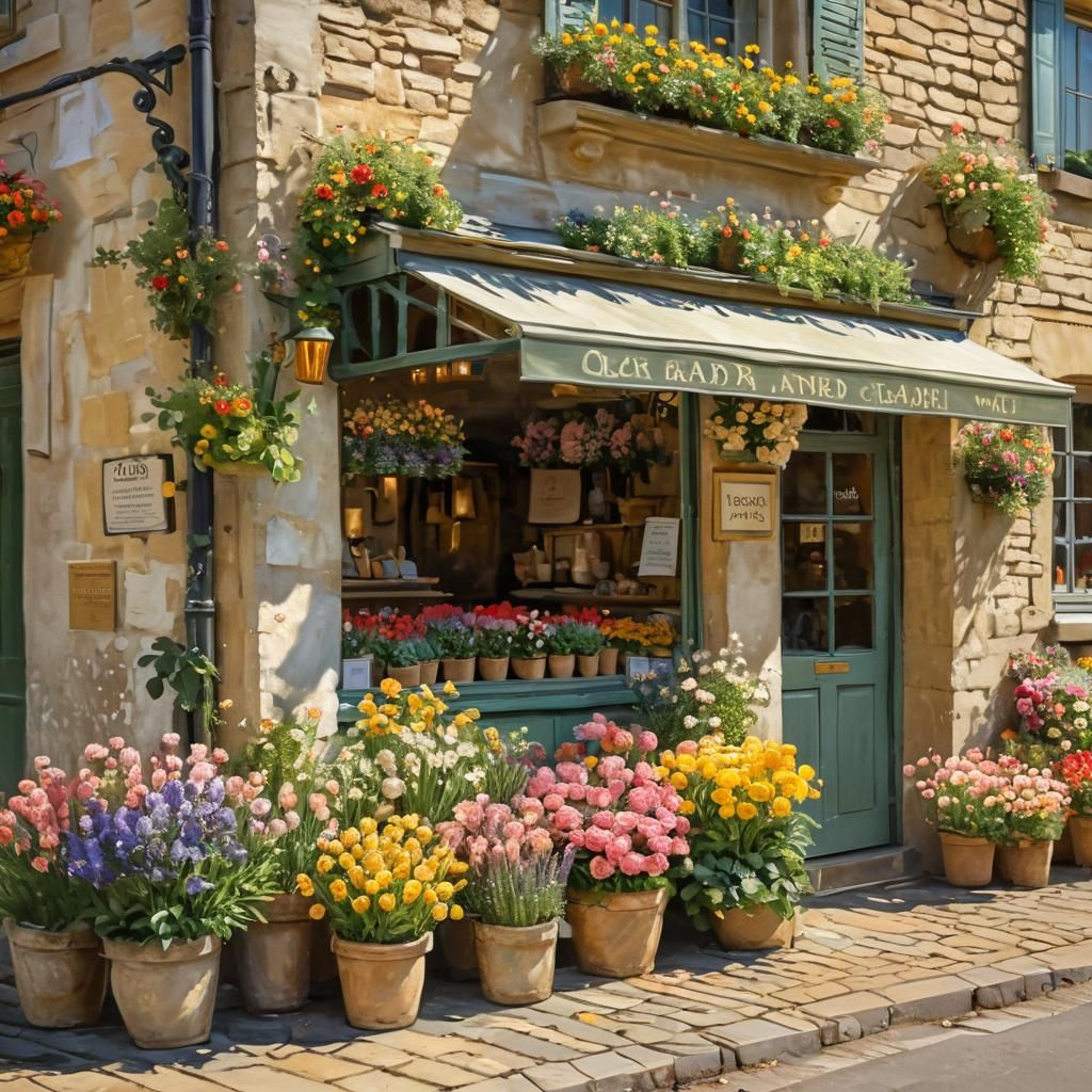little village flower shop  by @Hannah